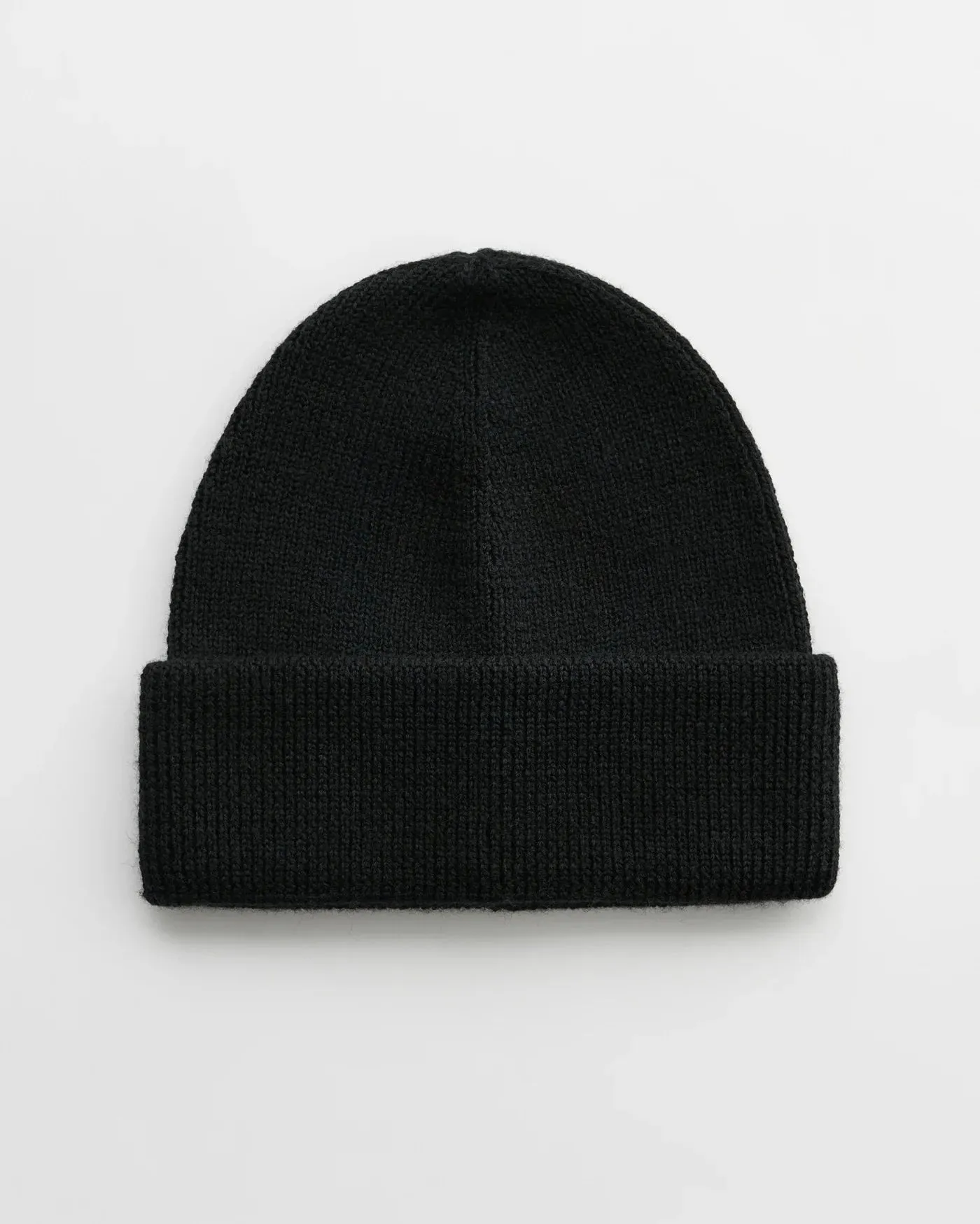 Knit Hat - Black Rustic Merino