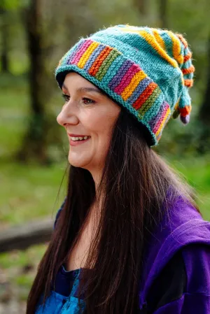 Knitted Wool Stripe Hat
