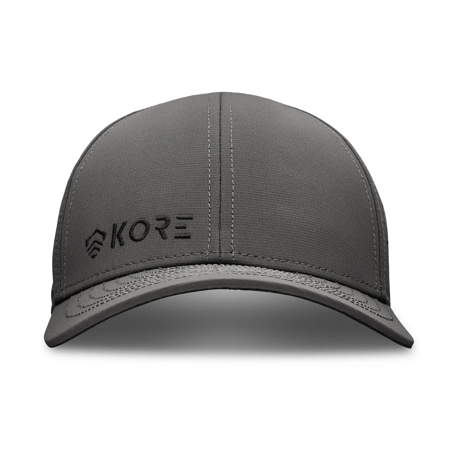 KORE CREW HAT | BLACK ON GRAY