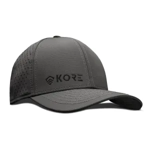 KORE CREW HAT | BLACK ON GRAY