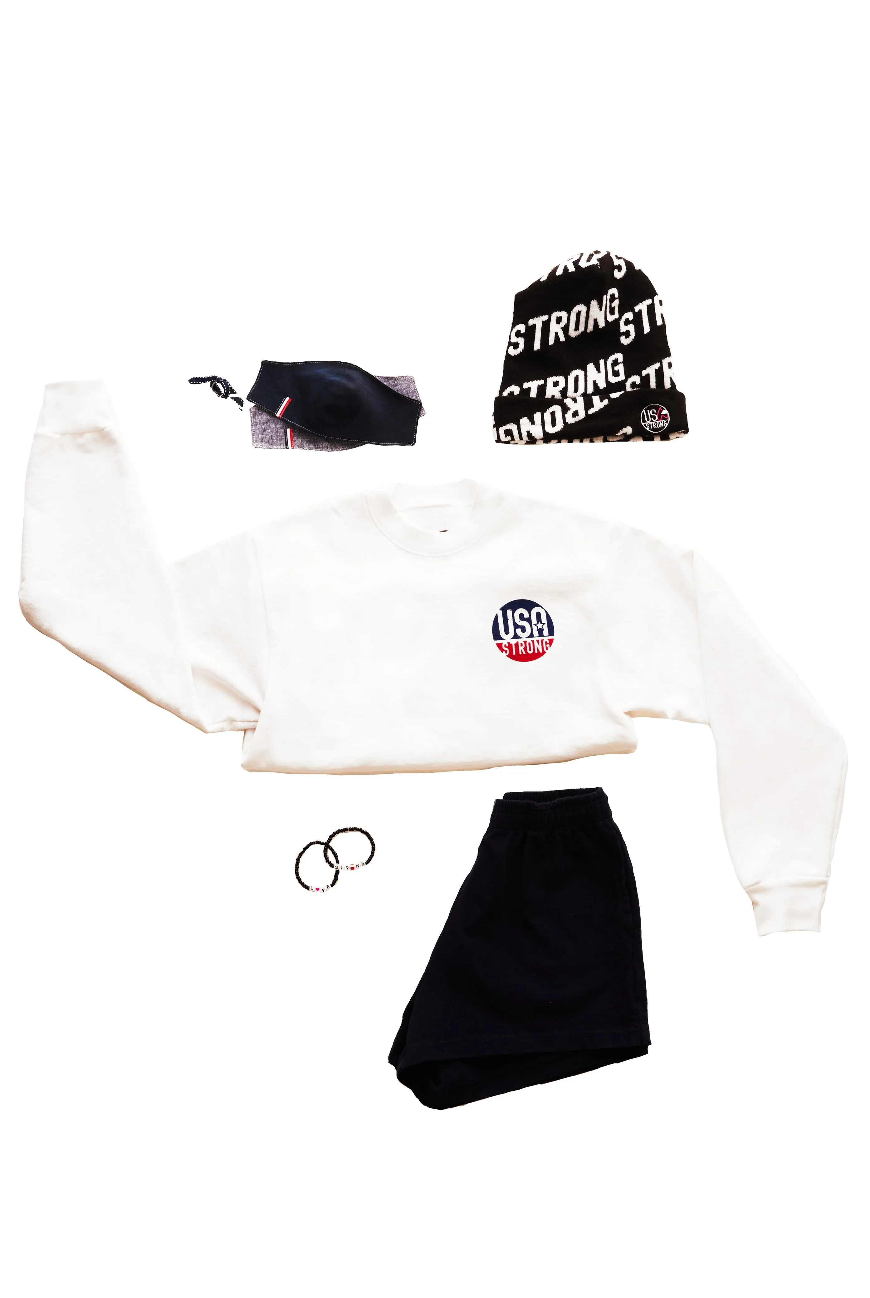 Krissy Beanie -  Black/White