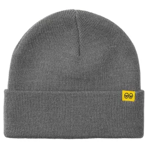 Krooked - Eyes Clip Cuff Beanie Grey