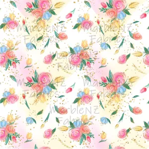 Lemon Floral - Cotton Lycra