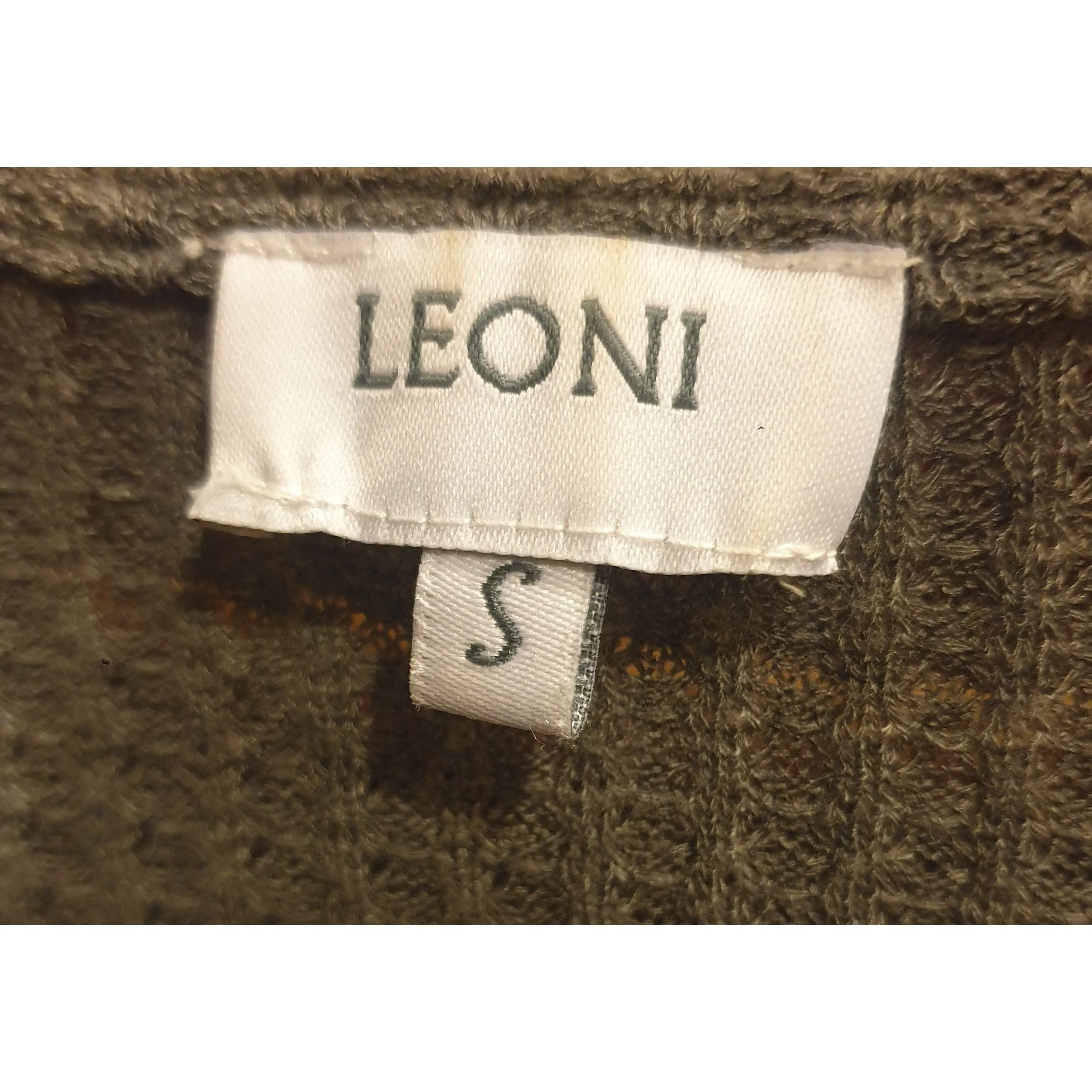 Leoni grey long sleeve oversize top / jumper size S (best fits size 10)