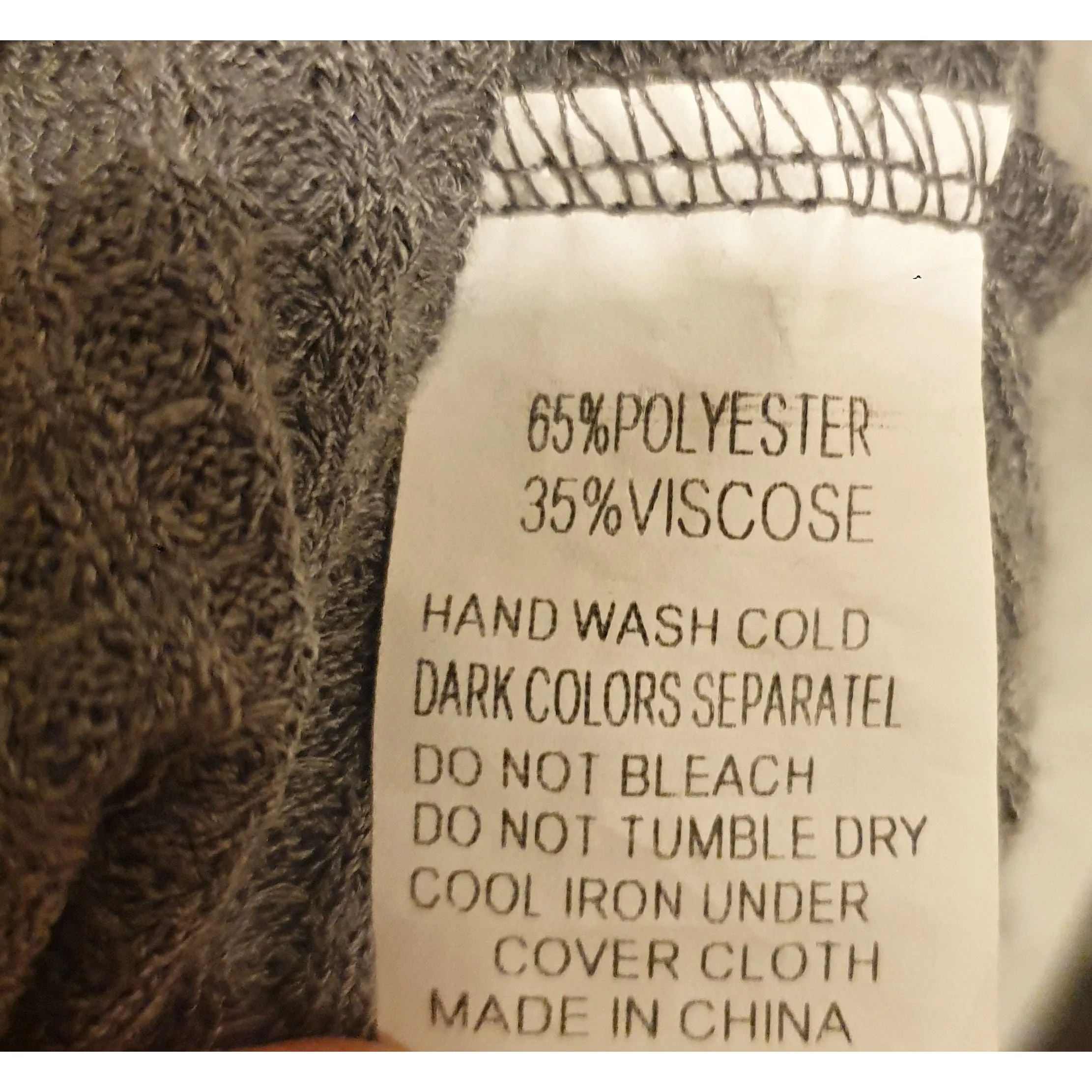 Leoni grey long sleeve oversize top / jumper size S (best fits size 10)