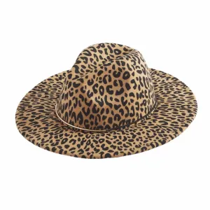 Leopard Print Fedora