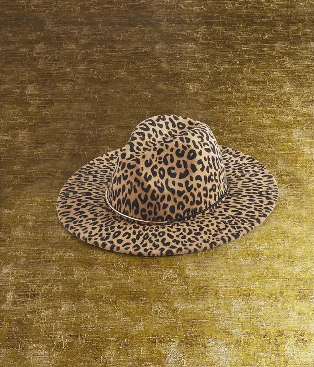 Leopard Print Fedora