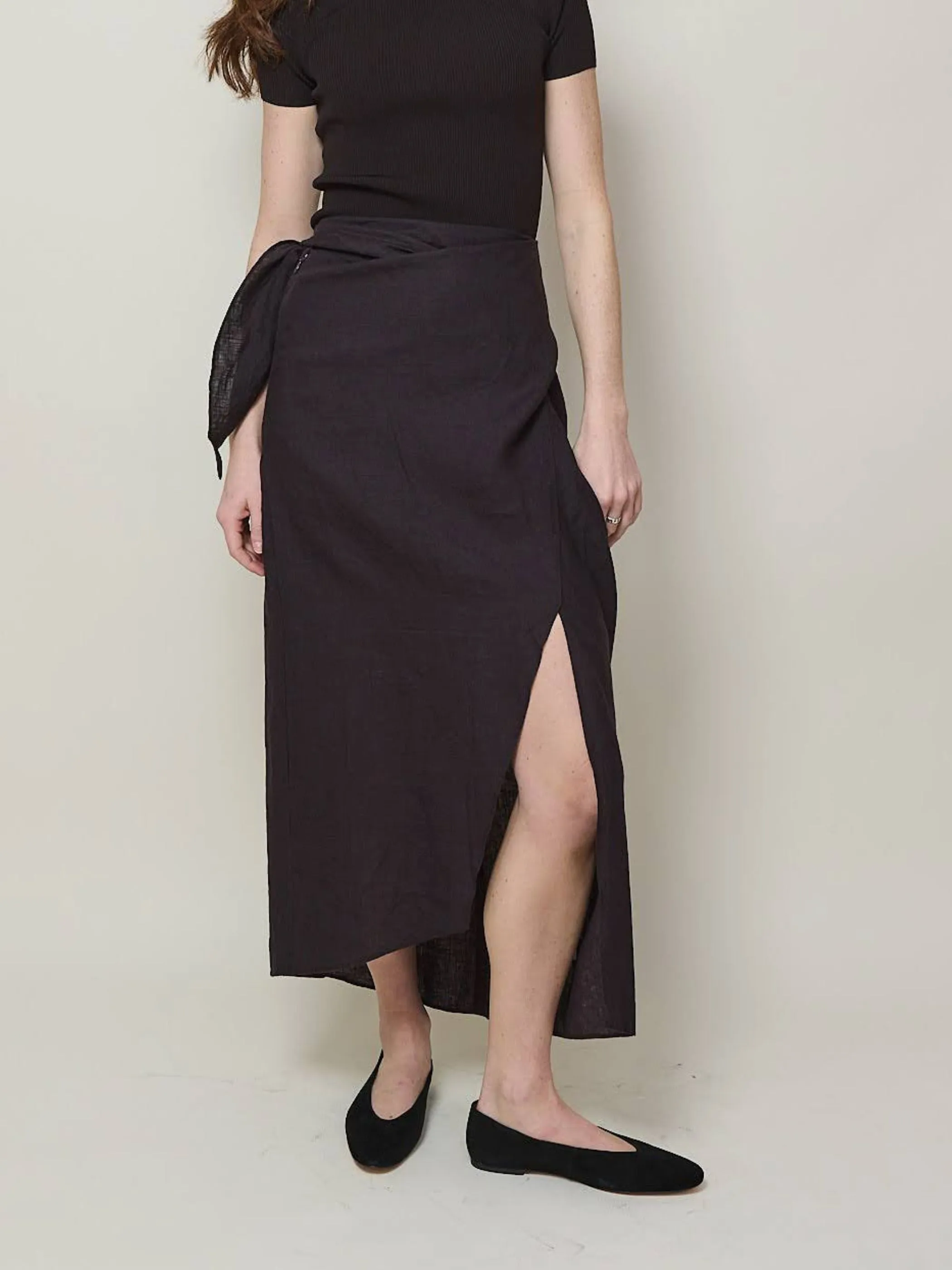 Lexi Sarong Skirt, Espresso