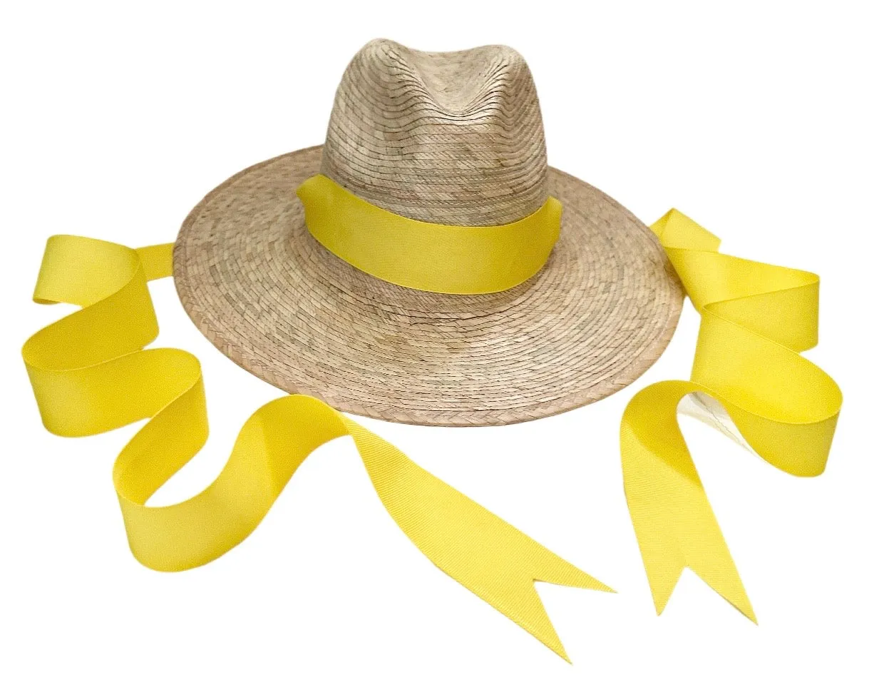 Lilac, Pink & Yellow Long Grosgrain Ribbon Pack for Girls Sun Hats