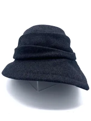 Lillie & Cohoe Midnight Phoebe Wool Classic Hat