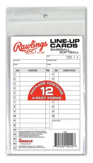 Line-Up Card Pack