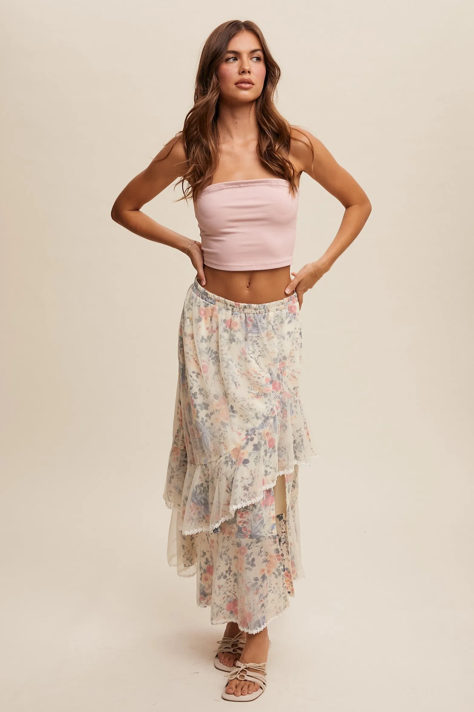 Liv Floral Maxi Skirt