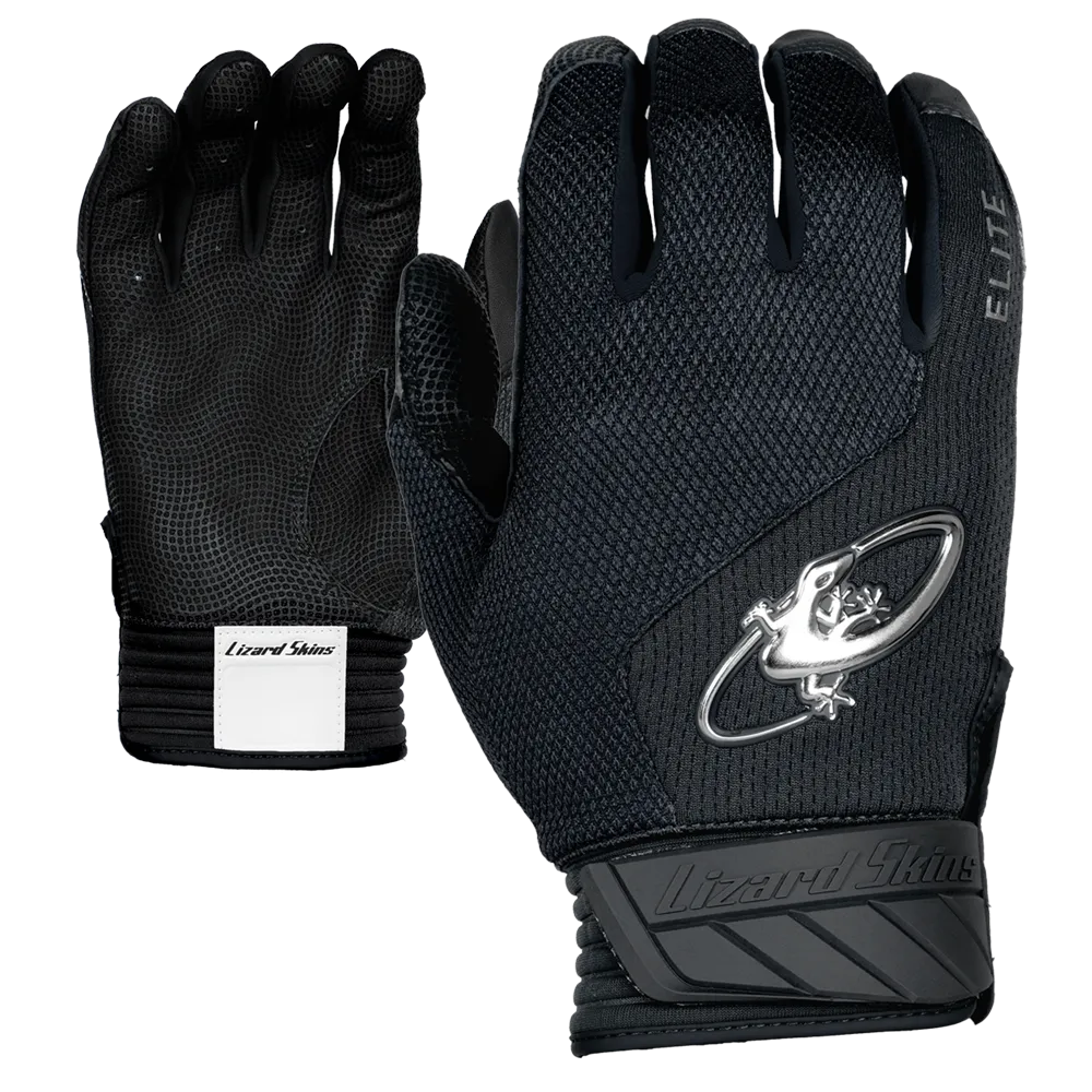 Lizard Skins Komodo Elite V2 Batting Glove - Jet Black