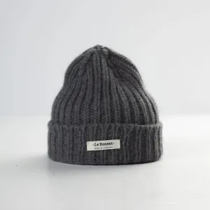 Logo Beanie, Slate Grey