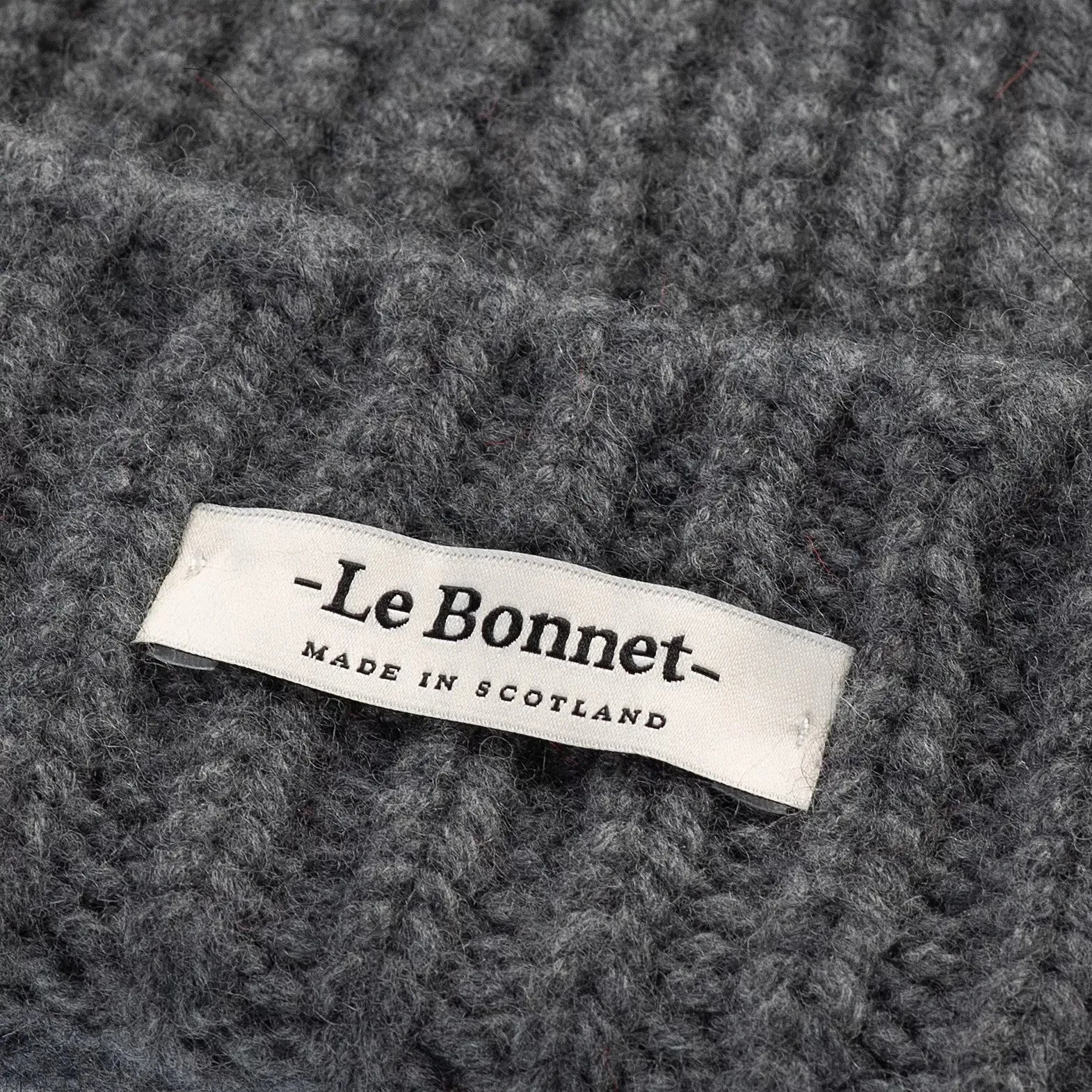 Logo Beanie, Slate Grey