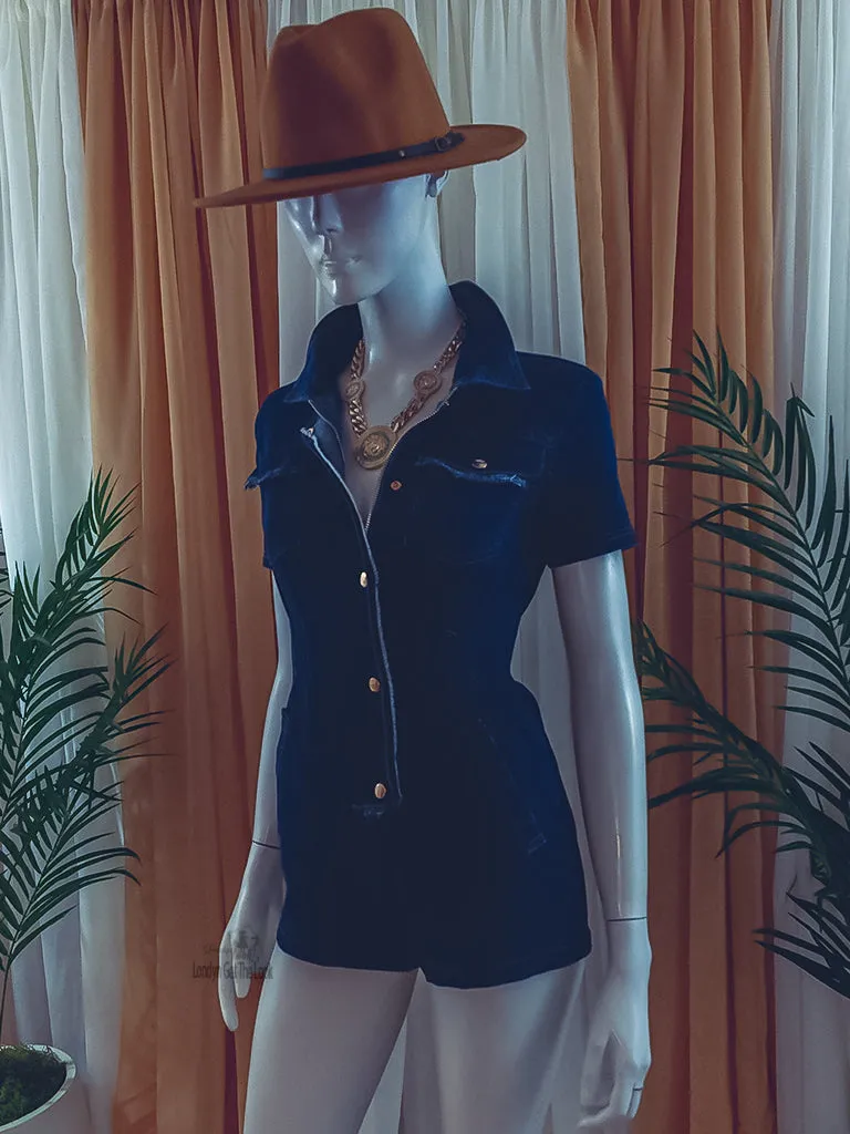 Londyn Fedora Wide Brimmed Hat (Camel Red)