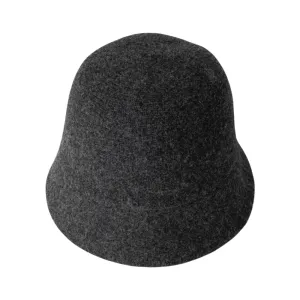 Look by M Bucket Charcoal Wool Hat (Women's)