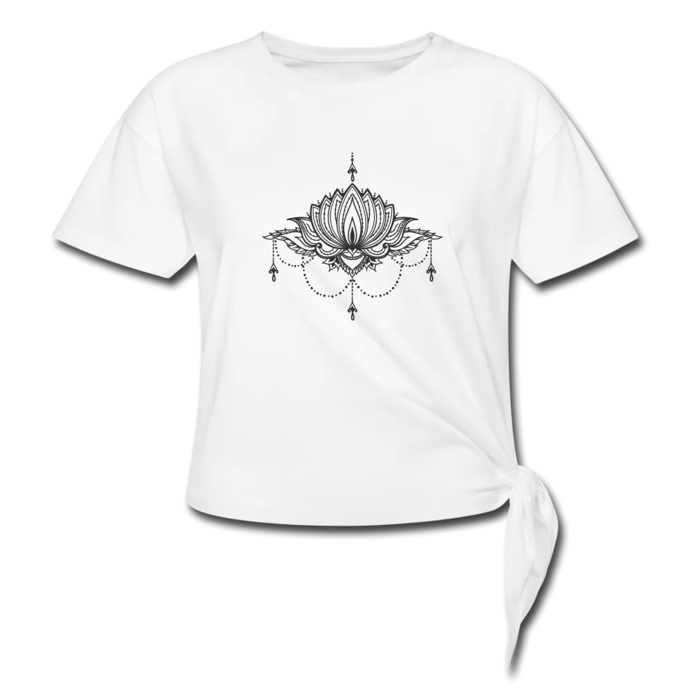 Lotus Women's Knotted T-Shirt