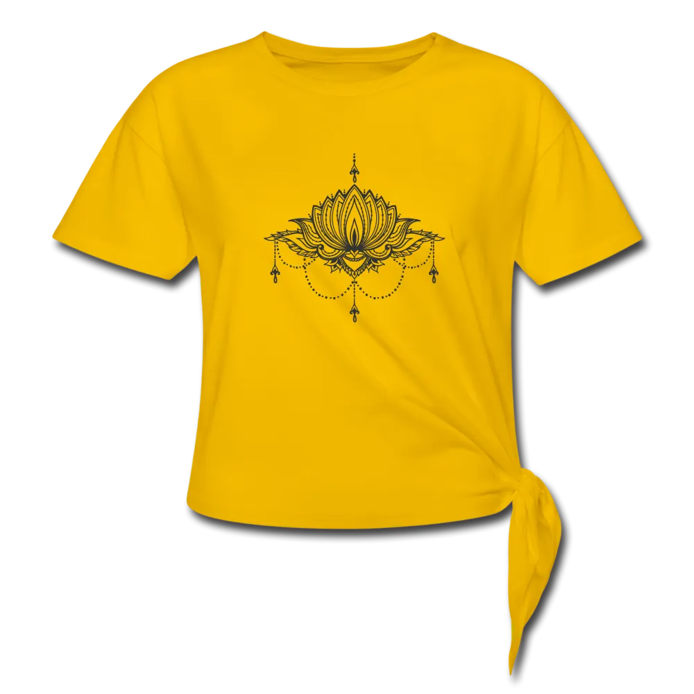 Lotus Women's Knotted T-Shirt