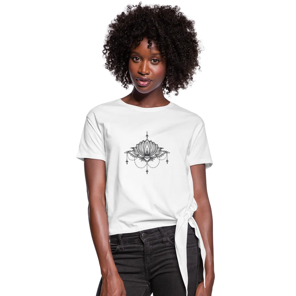 Lotus Women's Knotted T-Shirt