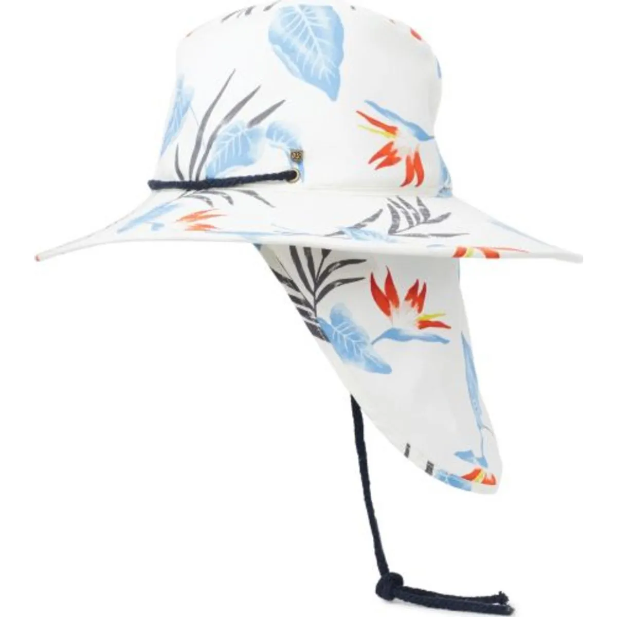 LOUISE FEDORA - OFF WHITE/BLUE