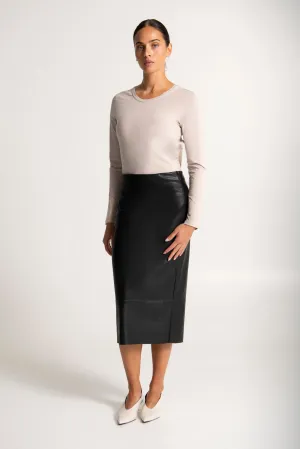 Lounge the Label II NAVAGIO Pleather Skirt - black