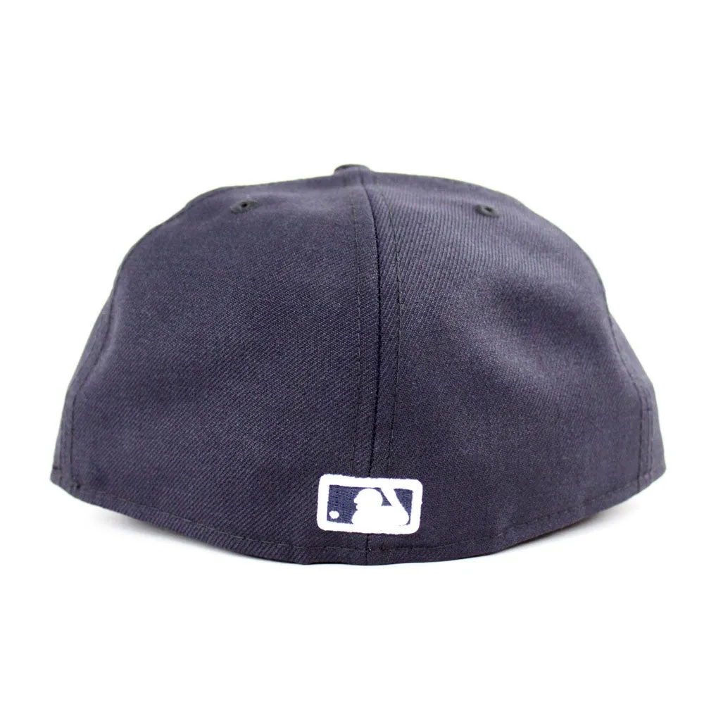 Love New York Yankees New Era 59Fifty Fitted Hat (Navy Gray Under Brim)