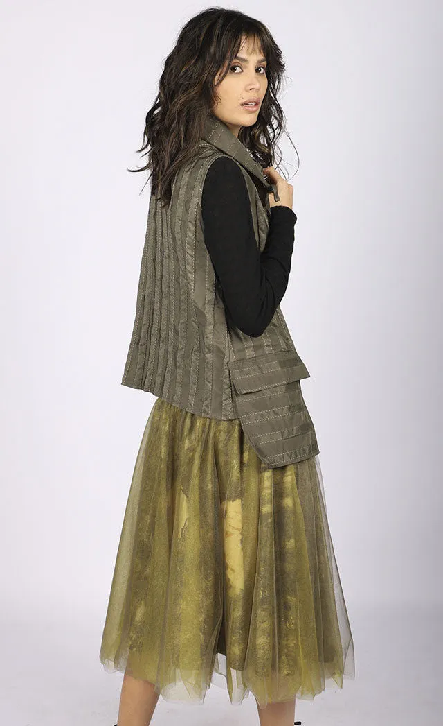 Luukaa Floral Tulle Skirt
