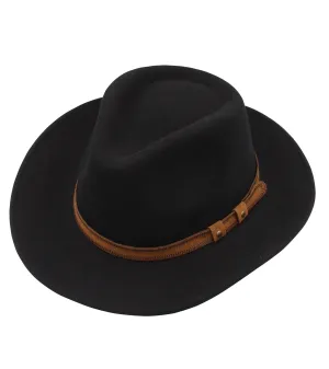 M By Flechet Crushable Wool Felt Hat