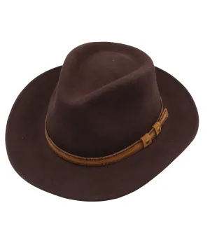 M By Flechet Crushable Wool Felt Hat