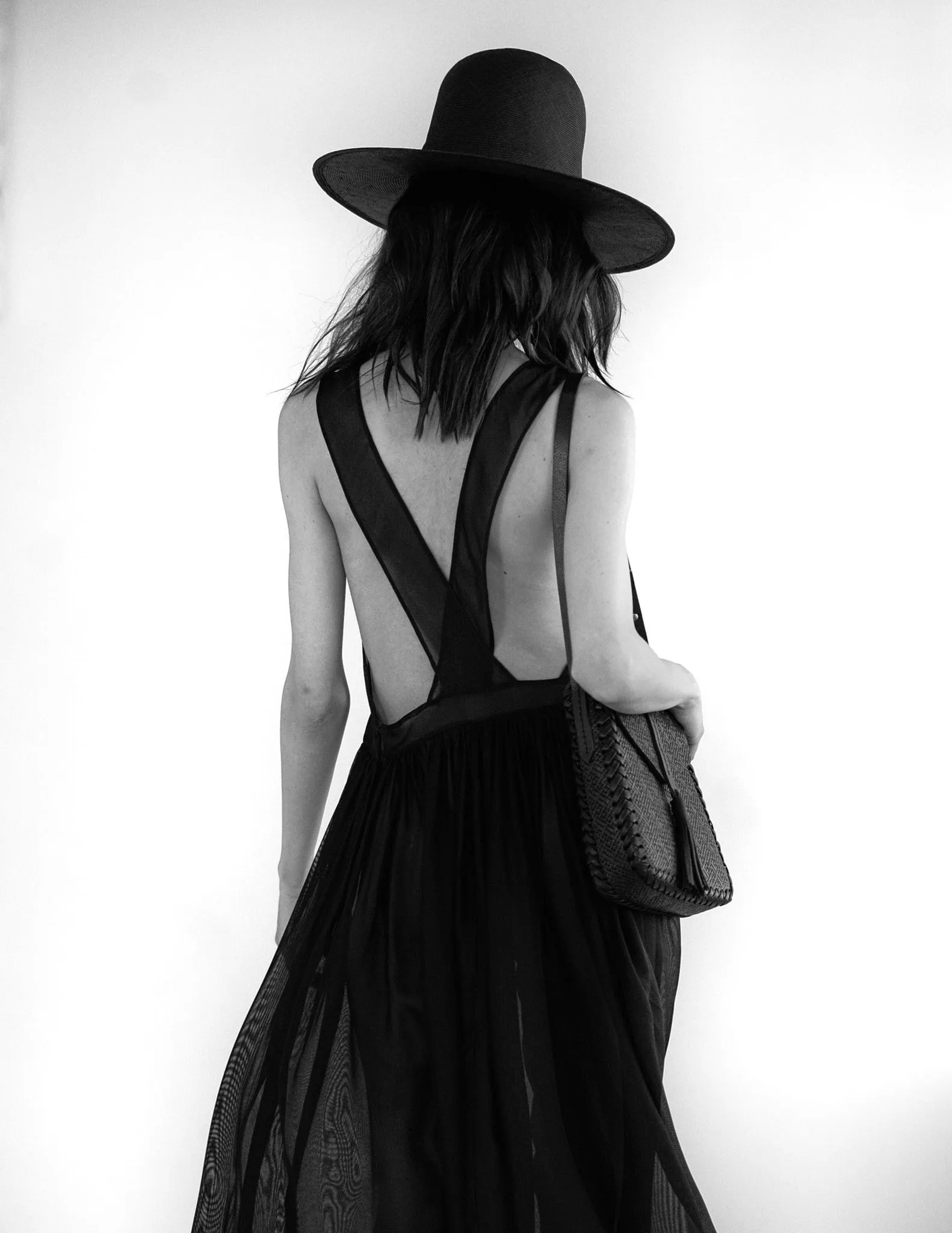 'Magic Hour' Cross Back Apron Dress