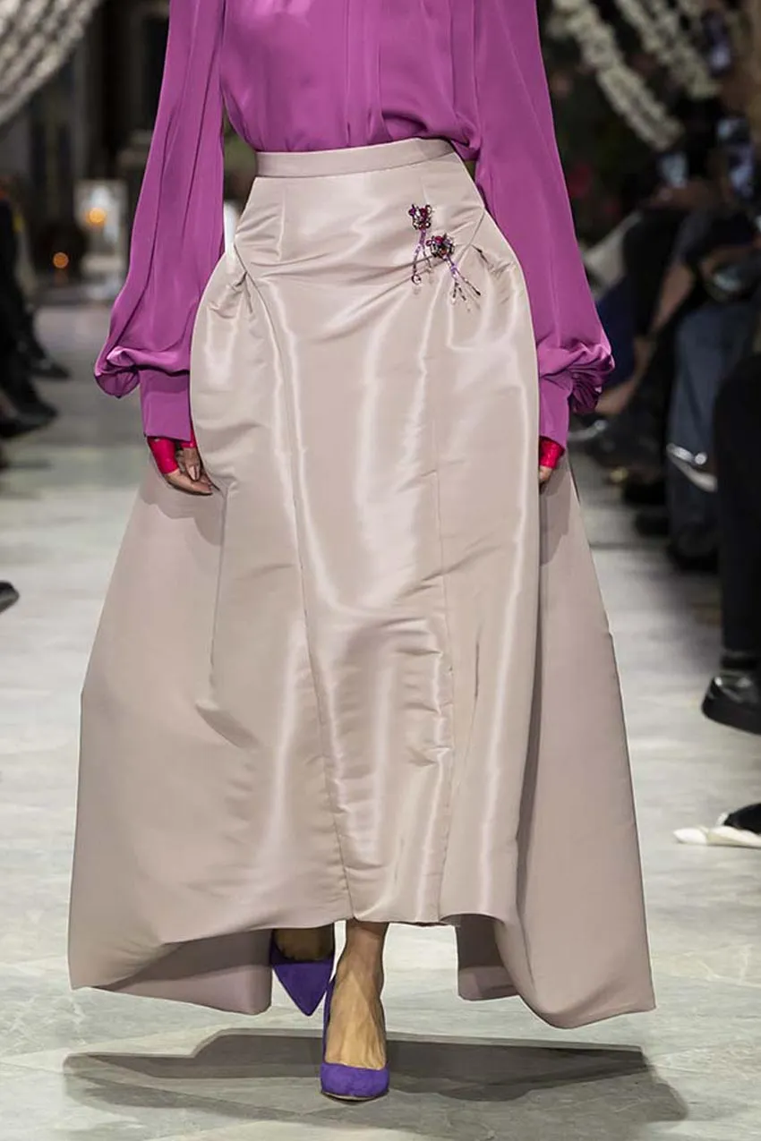 Mauve Faille Chania Skirt