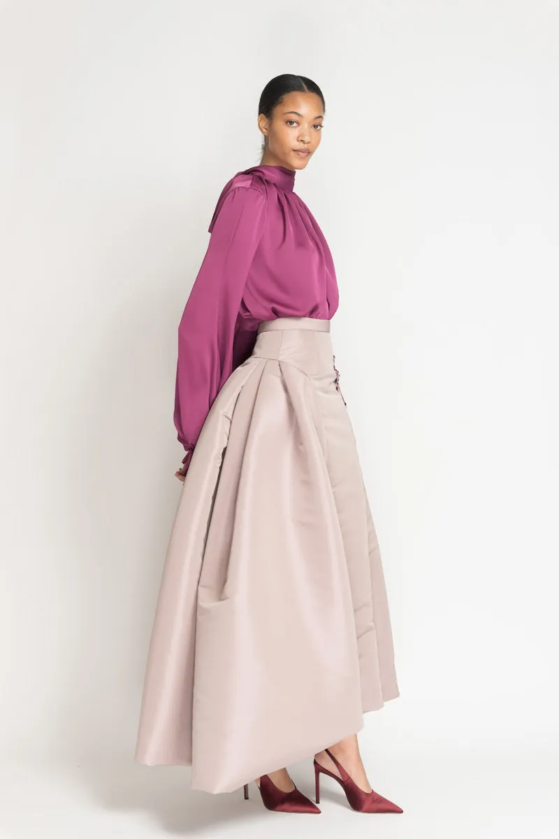 Mauve Faille Chania Skirt