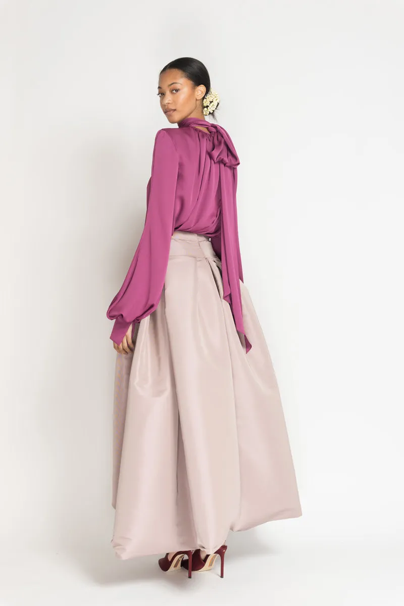 Mauve Faille Chania Skirt
