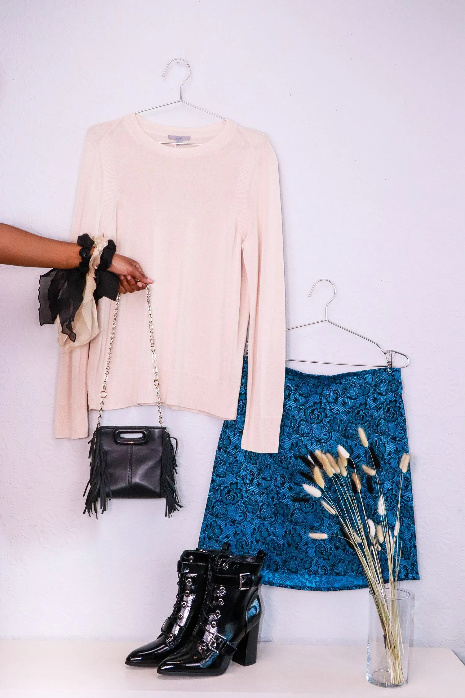 Maxine Beiny - Floral Print Skirt