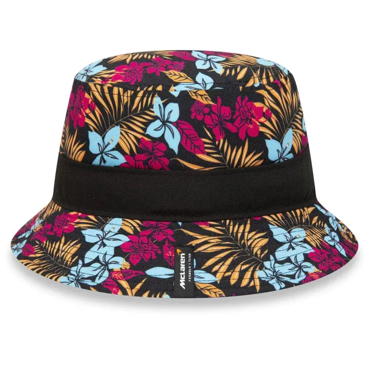 McLaren Racing F1 2023 Special Edition Miami USA GP Floral Bucket Hat