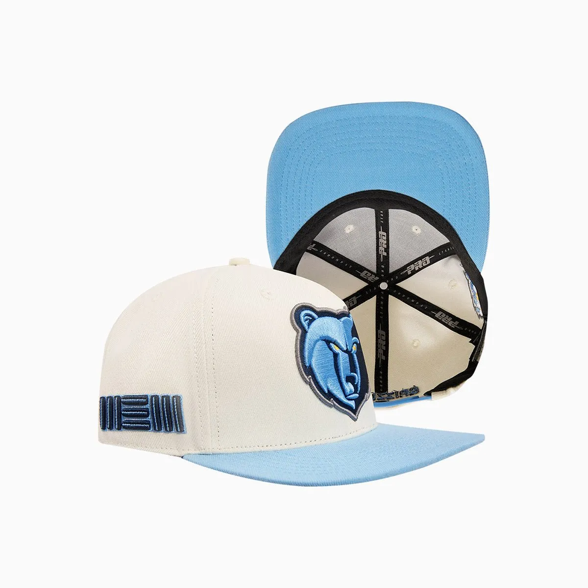 Memphis Grizzlies Rtro Classic Primary Logo Wool Snapback Hat