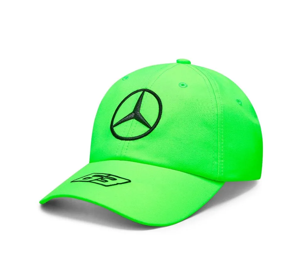 Mercedes AMG Petronas F1 2023 George Russell Special Edition British GP Dad Baseball Hat - Green