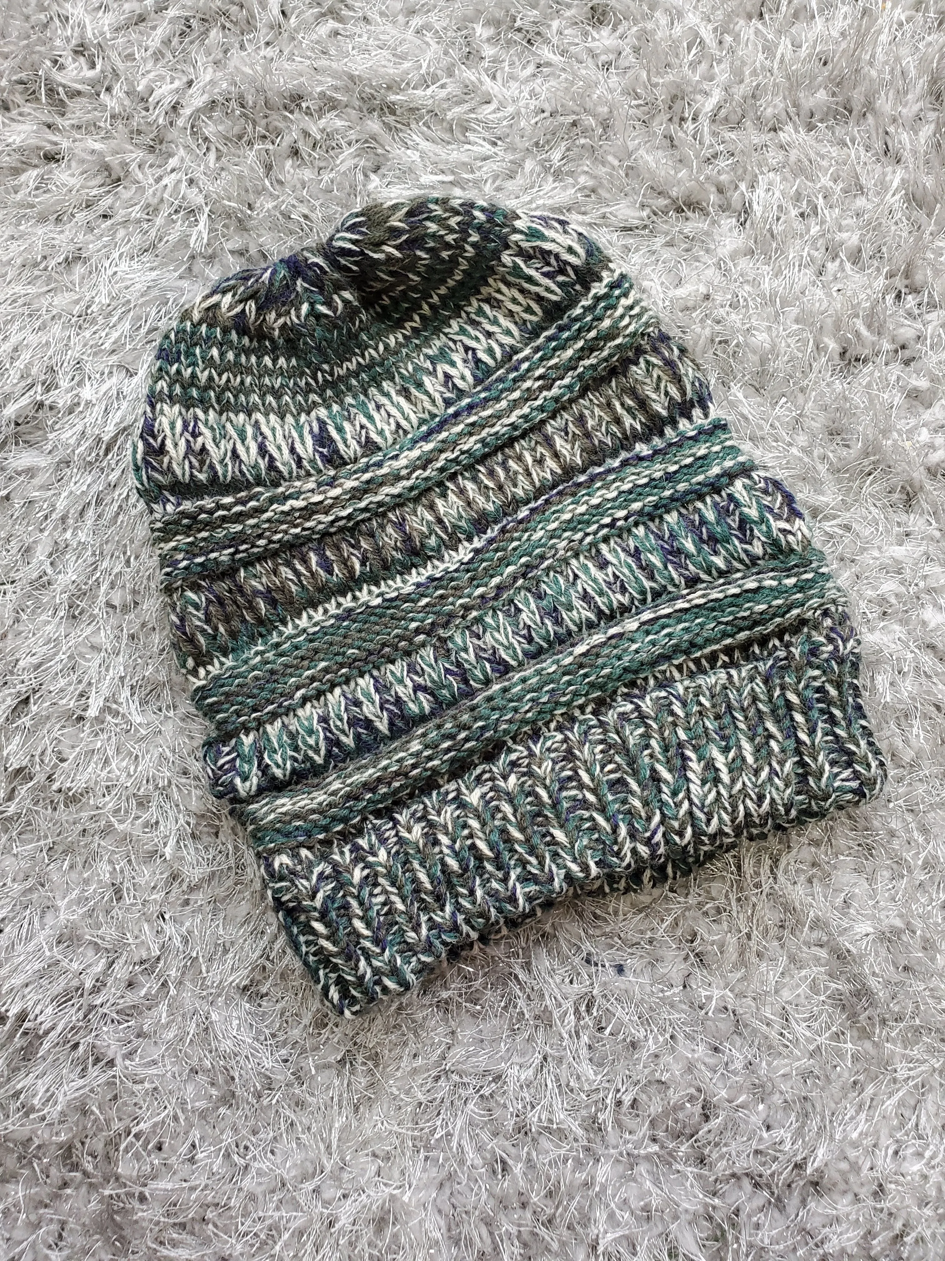 Messy Bun Beanie