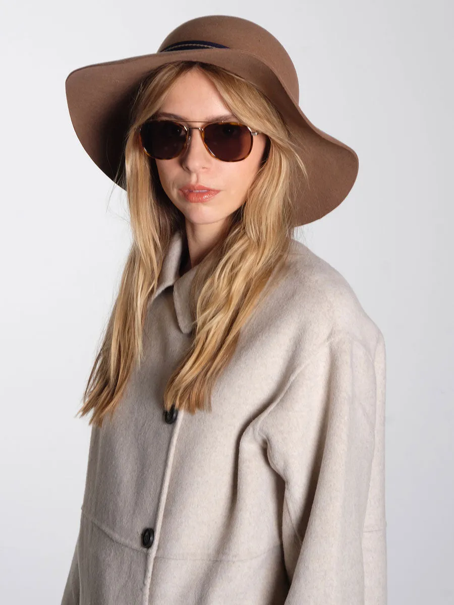 Mia Cashmere Hat - Beige