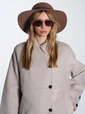 Mia Cashmere Hat - Beige
