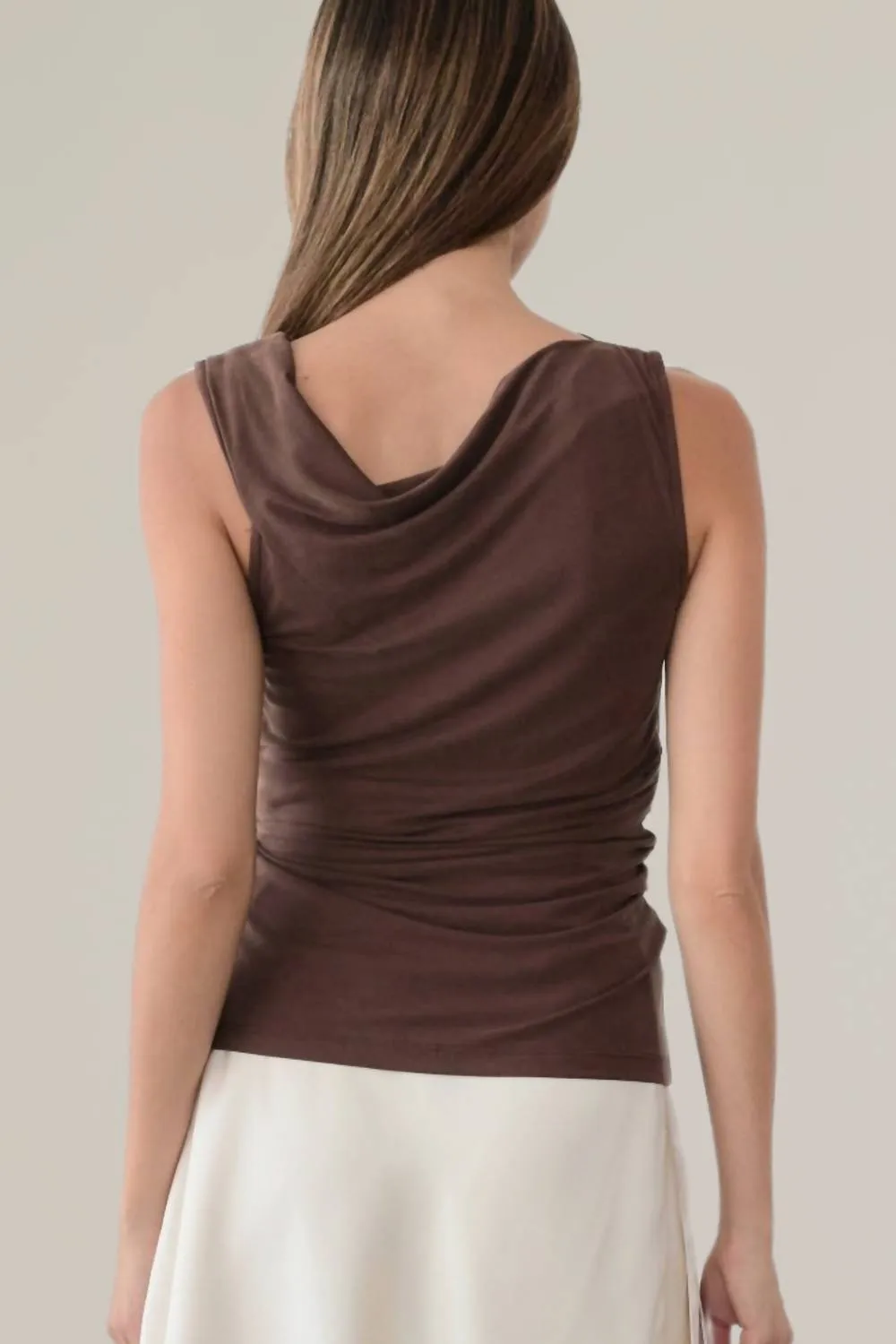Mod Ref - Asymmetrical Twist Shoulder Top