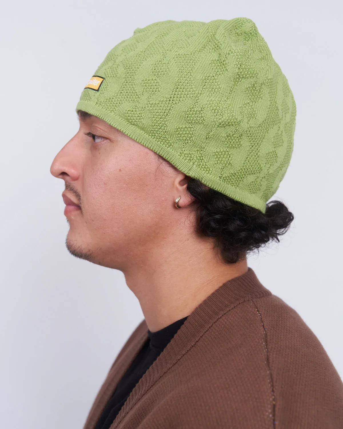 Moses Chain Beanie Lime Green