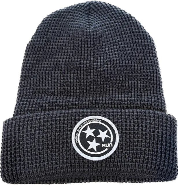 NASH RUN CO TRI STAR WAFFLE KNIT BEANIE