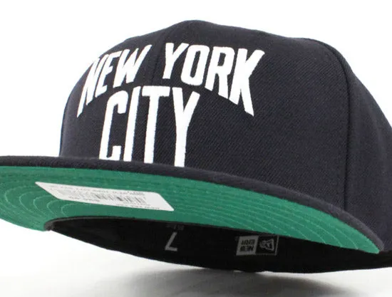 New York City New Era 59Fifty Fitted Hat (John Lennon Green Under Brim)