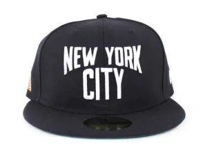 New York City New Era 59Fifty Fitted Hat (John Lennon Green Under Brim)