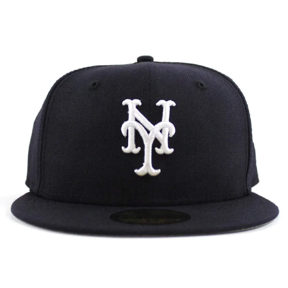 New York Mets New Era 59Fifty Fitted Hat (Navy Gray Under Brim)