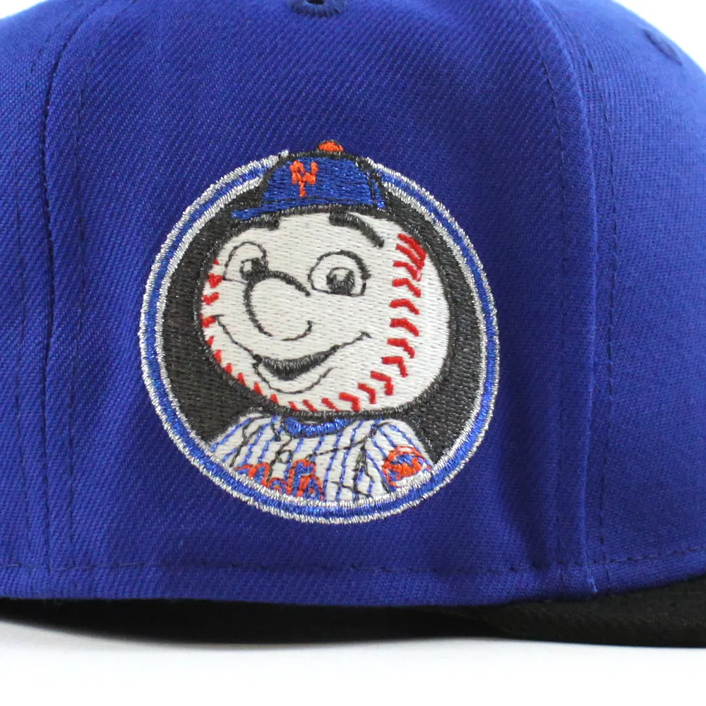 New York Mets Old Timers Day Patch New Era 59Fifty Fitted Hat (Blue Black Green Under Brim)