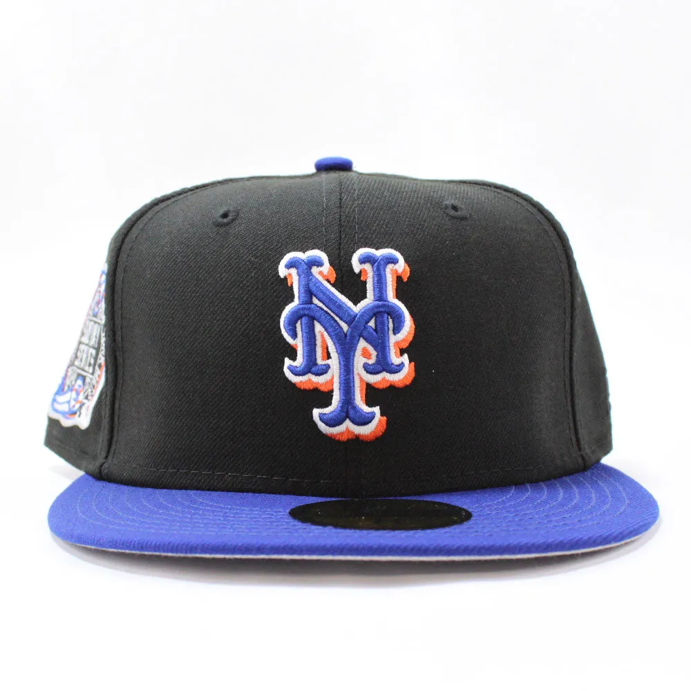 New York Mets Subway Series 2000 World Series 59Fifty New Era Fitted Hat (Black Blue Grey Under Brim)
