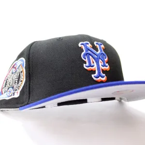 New York Mets Subway Series 2000 World Series 59Fifty New Era Fitted Hat (Black Blue Grey Under Brim)